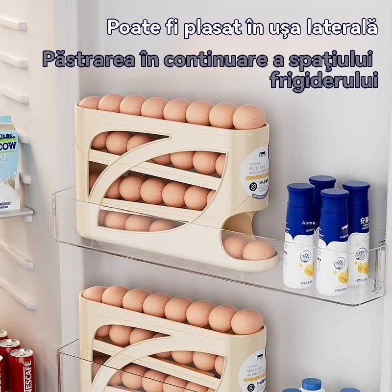 💥🥚🥚Плъзгаща се кутия за съхранение на яйца, подходяща за храна