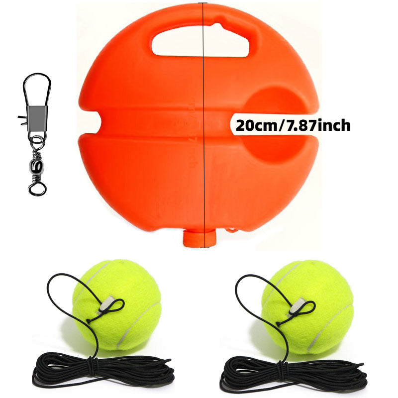 👍🎾🎾Професионален тенис корд с отскок на въжето, висока еластичност и издръжливост, единично фиксирано устройство за тренировки