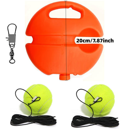 👍🎾🎾Професионален тенис корд с отскок на въжето, висока еластичност и издръжливост, единично фиксирано устройство за тренировки