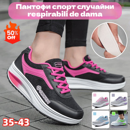 🔥👟【35-43】2025 Нови дамски модни дишащи меки подметки, удобни ежедневни спортни обувки
