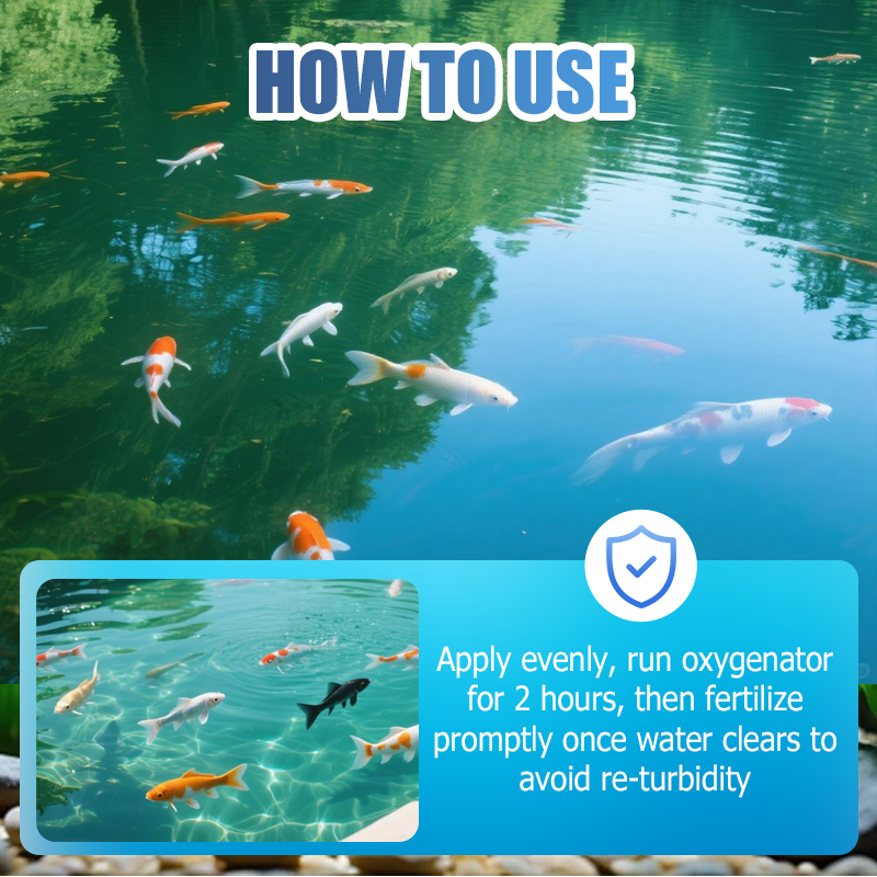 🐟🌊🔬【500g】Премиум прах за езера | Пречиствател за вода и контрол на водорасли 🐟🌊🔬