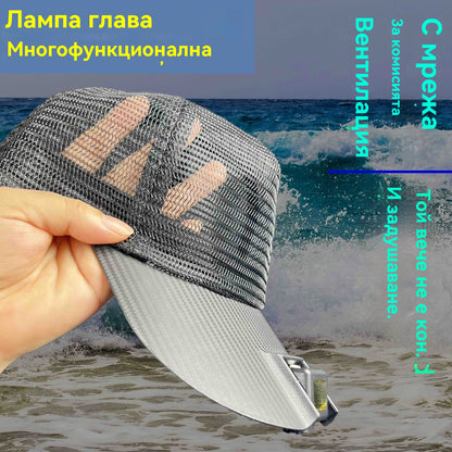 🧢🌙🔦🔥Вграден интелигентен LED капак за лампа, външна нощна светлина за риболов, лесна за зареждане и дълъг живот на батерията