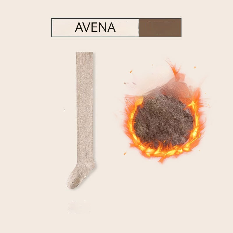 Дълги термо чорапи до бедрото｜Дебели, топли и противоплъзгащи за есента и зимата