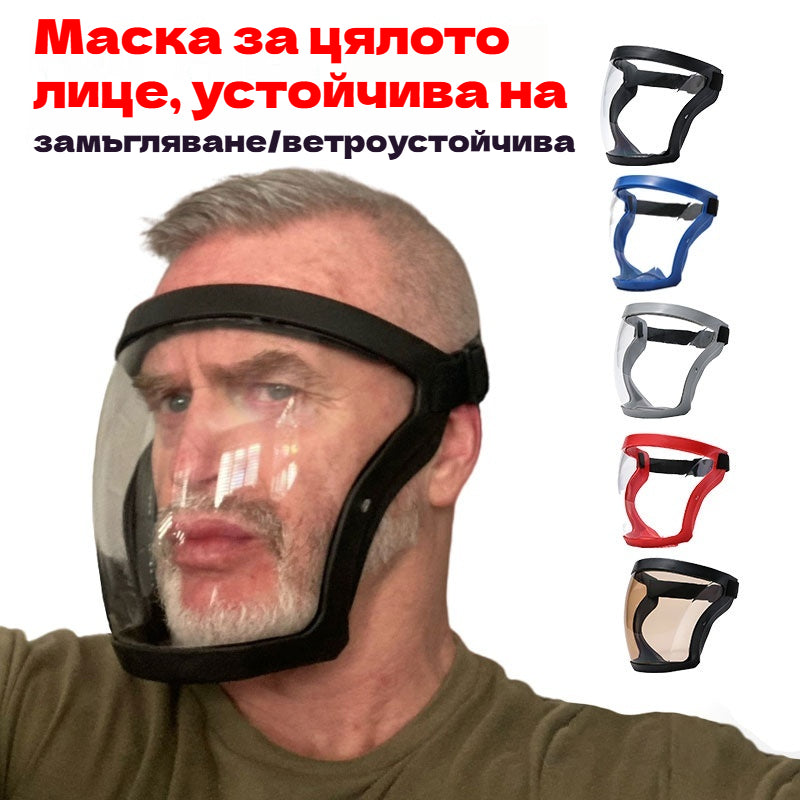 🔥🔥【Купете 1, получавате 1】 Удобна дишаща прозрачна защитна маска против замъгляване с висока разделителна способност