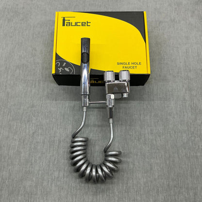 🚽🚰🚿 🔥 Пистолет за тоалетна, един вход и два изхода, с ъглов клапан за високо налягане и воден пистолет.