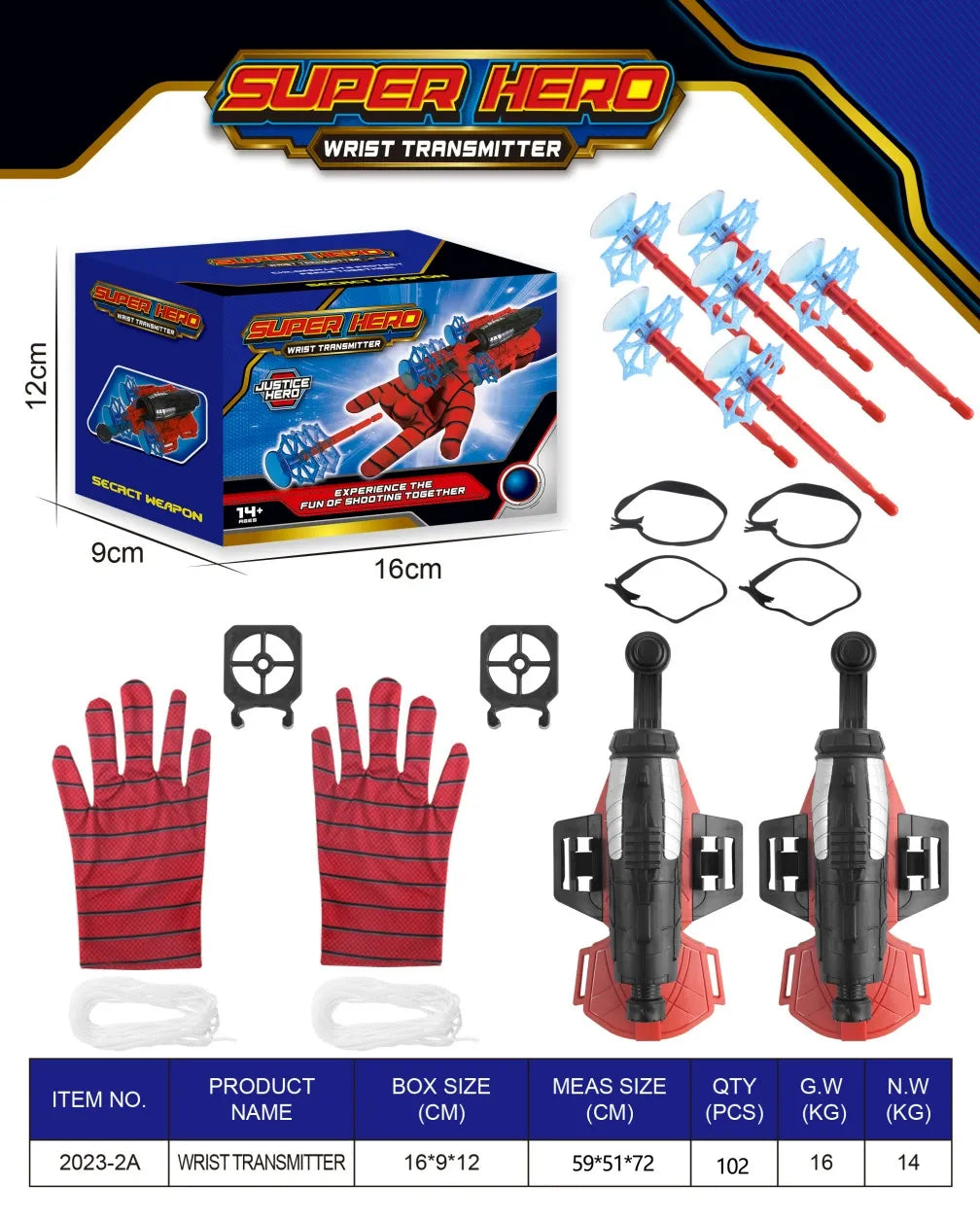 Играчка за изстрелване на паяжина (Стани супергерой)