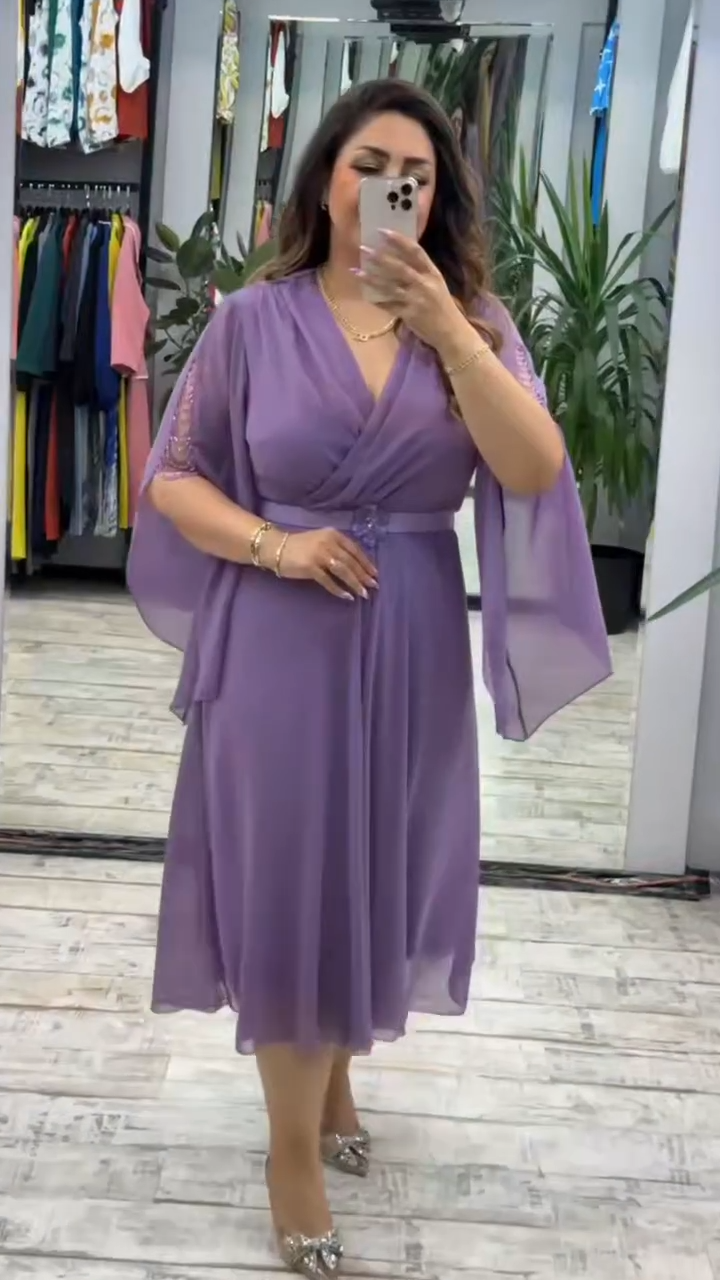 👗💥【S-5XL】Нова модна рокля, класически дизайн, елегантна и семпла【Гореща разпродажба】