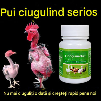 Една единствена хапче може да излекува болестта. ✅Пилета, които сериозно кълват перата, краката и задните си части ✅Пилета, които кълват яйца ✅Недохранване при домашните птици