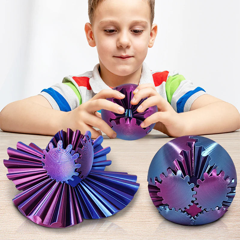 Купете 2, вземете 2 безплатно 🎁 Стиймпънк въртящо се чудо - fidget (зъбна топка)