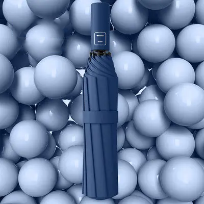 ☂️☂️[Купете 1, вземете 1 безплатно] ☀️🌧️Първокласен напълно автоматичен сгъваем чадър за дъжд или дъжд