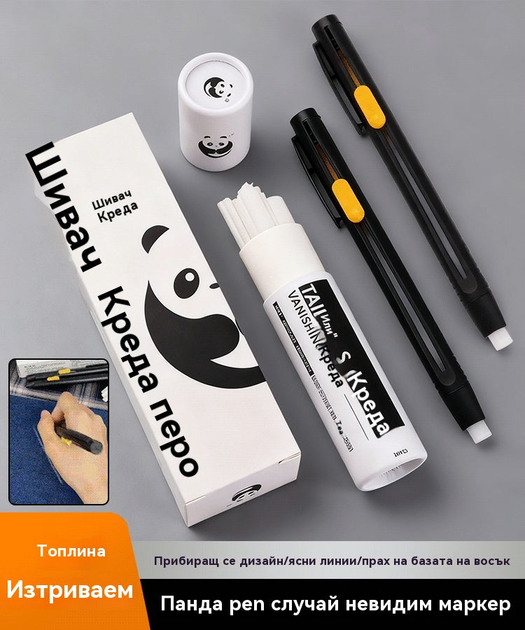 [20/40 броя] ✍️✂️Химикалка марка Panda, калъф за шивачи, материал за рязане, позициониране, маркиране, тебешир, изчезва при високи температури.